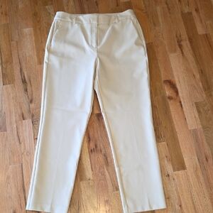 Rachel Zoe Cream Straight Leg Pants Women’s Chinos Work Office Classic Size 10